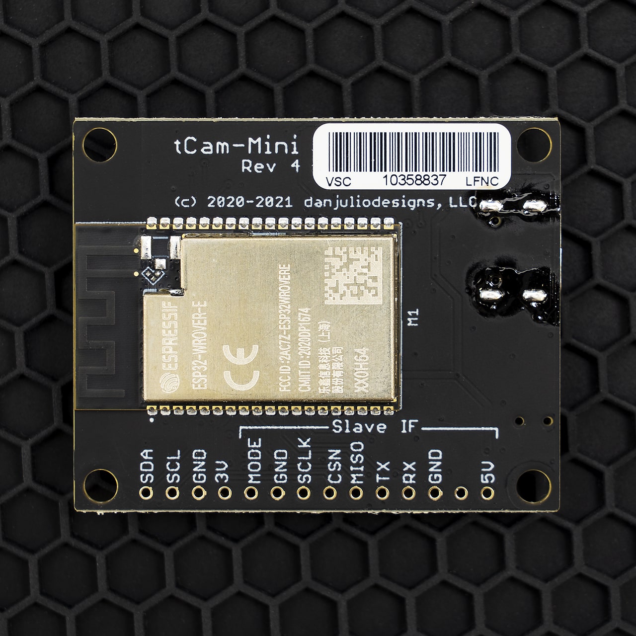 tCam-Mini rev4 - (onboard antenna) Wireless streaming thermal camera board